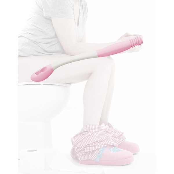 Hovluz Butt Wiper Tool, 15.7" Comfort Wipe Toilet Aid for