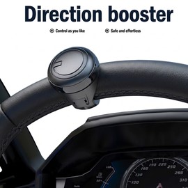 Steering Wheel Spinner Knob for Easier Vehicle Maneuvering – 360° Rotating Ball Handle for Driving