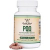 PQQ Supplement - 20mg, 60 Capsules (Pyrroloquinoline Quinone) Promotes Mitochondria