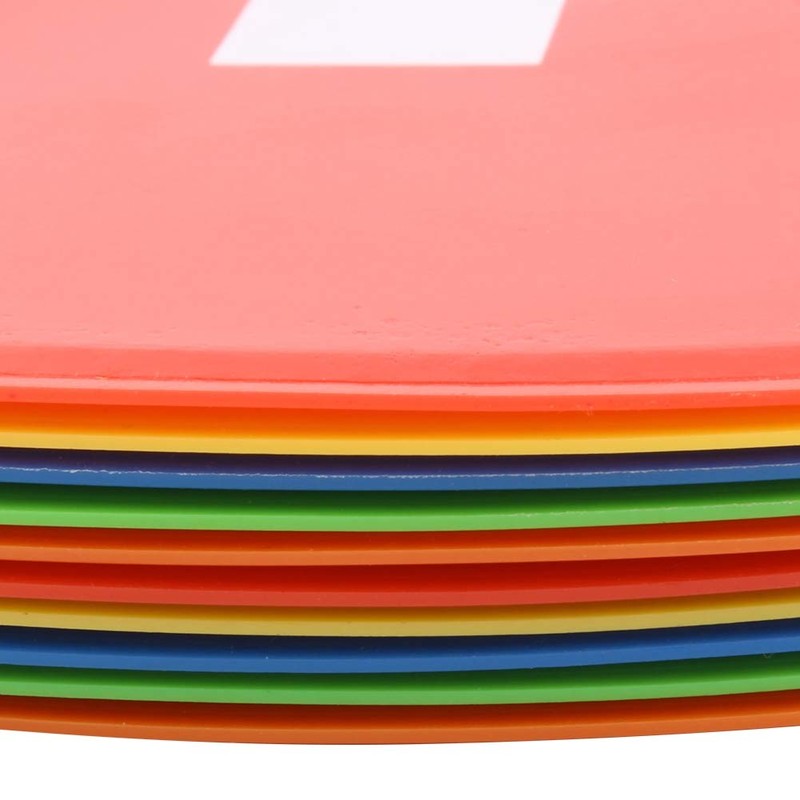 VGEBY 1 x Football Training Markers 10pcs Speed Training Flat