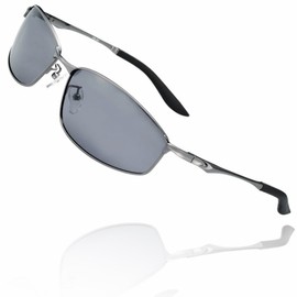 Adventure King FB Polarized Sunglasses, Fishing Sunglasses, Anti-Reflective, Driving, Car, Sports Sunglasses, Polarized Glasses, Lens: Gray