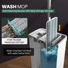JOYMOOP Mop and Bucket with Wringer Set for Home, Flat