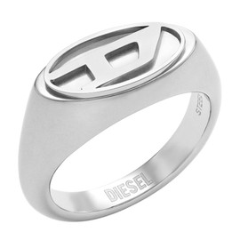 Diesel 32025878 Men's Ring Stainless Steel, Stainless Steel, No Gemstone
