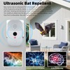 Ultrasonic Bat Repellent Deterrent Devices for Attic, 4Pack Bat Repellent