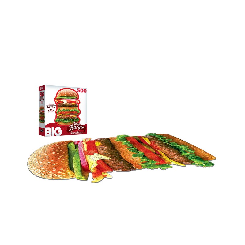 RoseArt - Big Shaped - Juicy Burger - 500 Piece