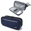 ProCase Pencil Case Pen Bag, Two Layers Big Capacity Pencil