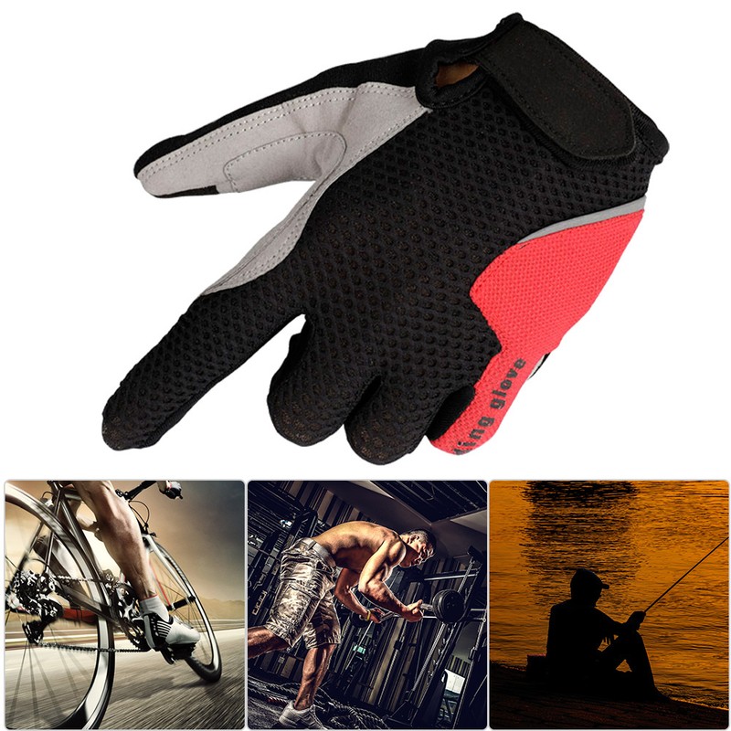 Unisex Bicycle Riding Gloves Winter Full Fingers Wear resistant Windproof
