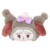 Sanrio Mikko Illustrations Hair Clip Set Kuromi Right-facing and Left-facing