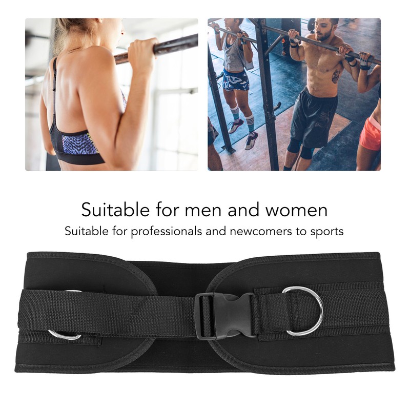 Adjustable Dip Belt Heavy Duty Dip Belt with Chain and