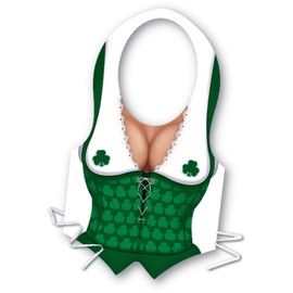 Plastic Irish Miss Vest Party Accessory (1 count) (1/Pkg)
