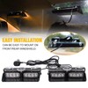 XRIDONSEN 2 in 1 Emergency Dash Strobe Lights Interior Windshield