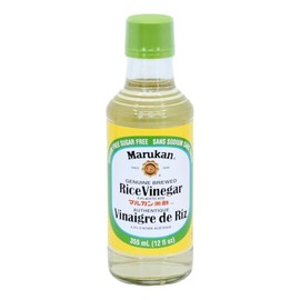 Marukan Genuine Brewed Rice Vinegar, 12 Ounce Glass Bottle (Pack of 1)