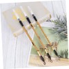 OHPHCALL Wolf Hair Writing Brush Set 3pcs Chinese Calligraphy Pens