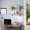 HOOBRO Floating Wall Shelves, 23.6 Inch Floating Shelves Set of