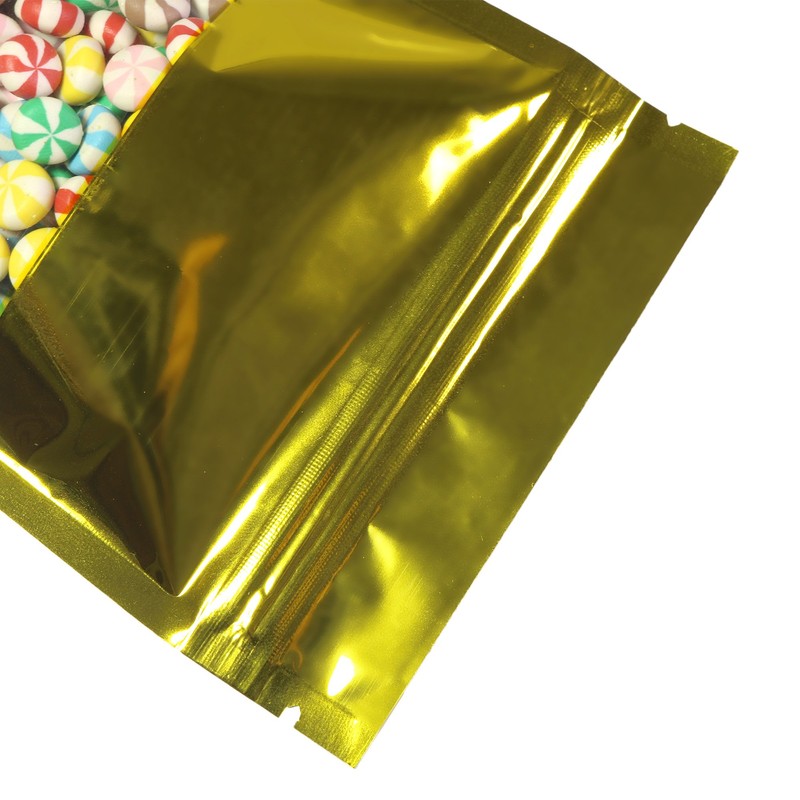QQ Studio 100 bolsas de aluminio Mylar de colores brillantes