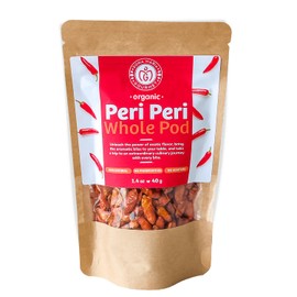 40g Organic Piri Piri Peri Peri Spice Hot Chilli Pepper Whole Pod from Portugal African bird's eye