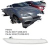 Front Bumper Reflector Clear White Improve Car Visibility Side Marker