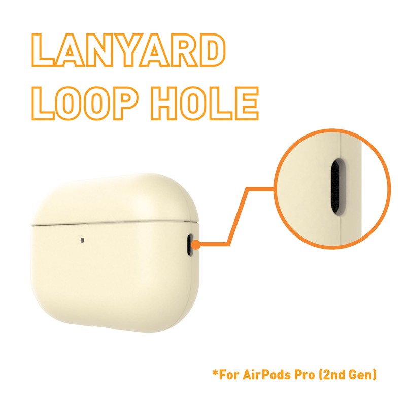 ARMOR Leather Case for AirPods Pro (Twilight White)