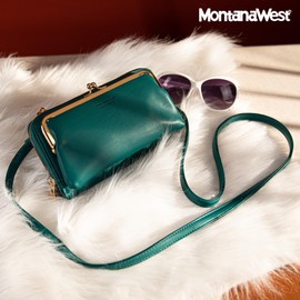 Montana West Small Crossbody Bag for Women Western Style Cellphone Purse Wallet Bag Travel Size With Strap MWC-121DGN