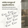 XINKE 24 Pcs Jar Stainless Steel Clips/Clamps for 6 Jars,