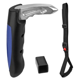 Yerbay - Tiradores de puerta de coche para personas mayores discapacitadas que entran y salen de vehículos, juego de pinzas de soporte portátil para vehículos (un mango y un anillo de agarre)