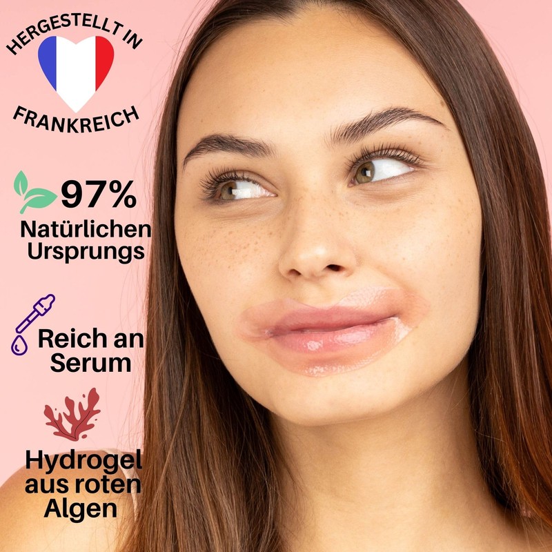 Lychee Moisturising, Plumping and Anti-Ageing Lip Mask - Hydrogel Lip