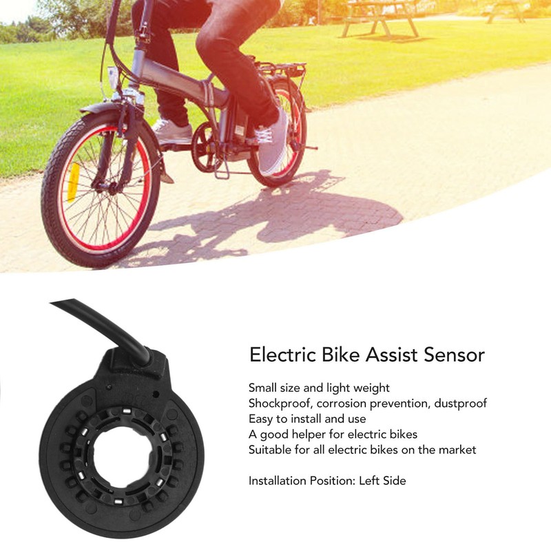 Electric Bike Assist Sensor Left Side SM Connector High Sensitivity