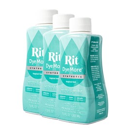 Rit Dye Liquid Synthetic 236ml Tropical Teal Pack of Three