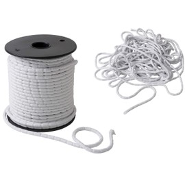 IPEA Lead Tape 50 g for Curtains, Curtains, Fabrics, Mosquito Net - 10 Metres - Made in Italy - Various Gramages - Weight, Weight, Ballast Weight - Lead Braid Colour White - 50 g/m
