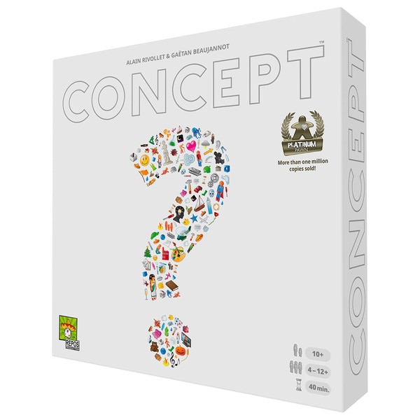 Concept Party Game | Award-Winning Board Game | Team-Based Guessing | Fun Family Game for Adults and Kids | Ages 10+ | 4-12 Players | Average Playtime 40 Minutes | Made by Repos Production