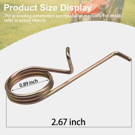 BERPSE 732-05151A Blade Idler Spring Left Compatible with MTD Troy-Bilt Craftsman Lawn Tractor, Fist Model XT1 XT2 LX42 LT46 LT42 FAB CC600 CC C 600 (2-Pack)