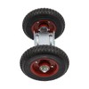 Rolling Gate Hardware Kit, 2Pcs 8 Inch Heavy-Duty Rubber Wheel,