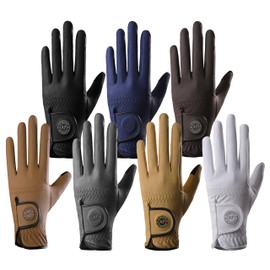 AF EQUESTRIAN Ladies Horse Riding Gloves Equestrian Premium Synthetic Leather Sui Sereno Ladies Gloves Snake Skin Design (Camel Yellow, Medium)