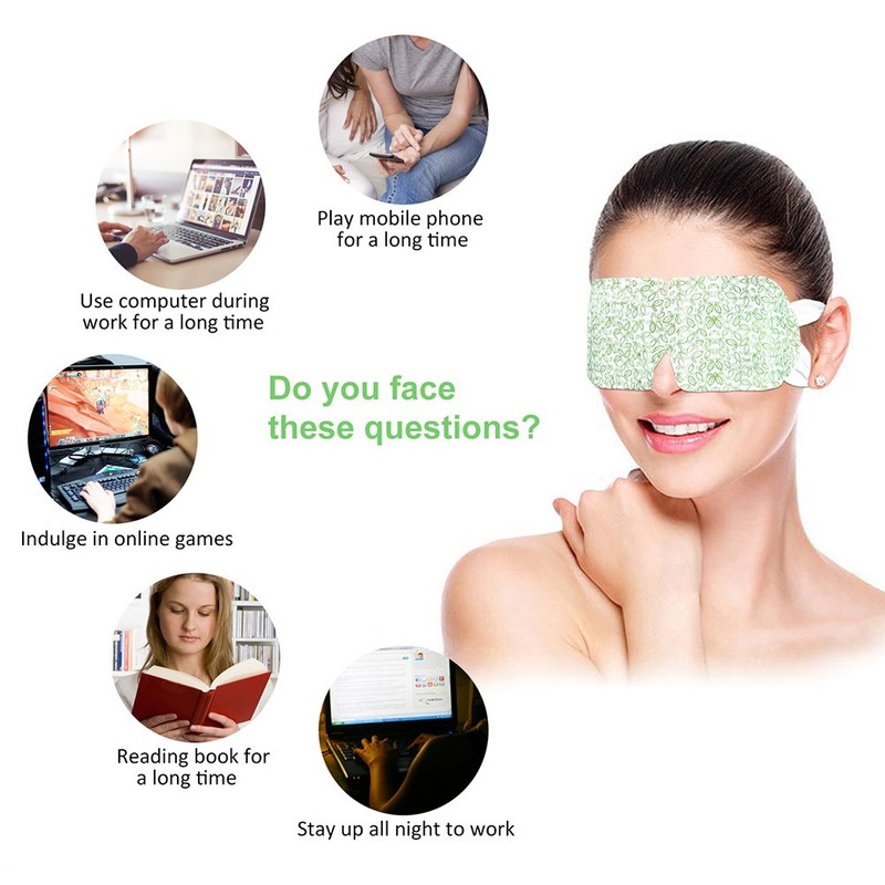 Adsoner Steam Eye Mask, 15 Packs Hot Steam Eye SPA