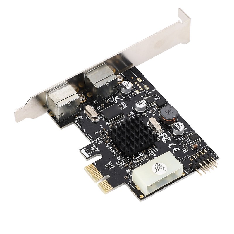 PCIe to PS/2 Adapter Card MCS9990CV Chip Built in USB2.0