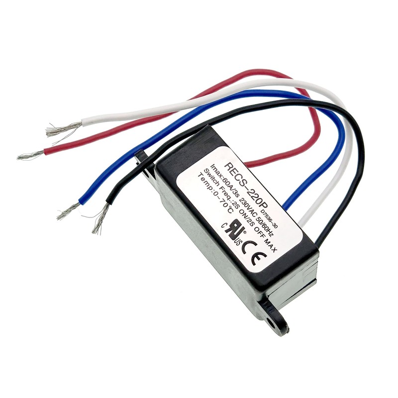 RECS-220P 60A Electronic Centrifugal Switch Intelligent Single-Phase Electric Motor for
