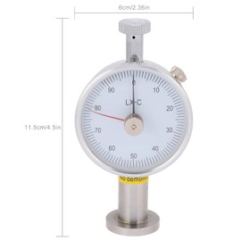 ANKROYU LX-C-2 Hardness, Iron Measuring Pointer Durometer, Hardness Tester Meter, Sclerometer Durometer, Hardness Meter for Testing Plastic Rubber