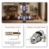 Copper Creek BKDB141PS Ball Door Knob Keyed Alike with Deadbolt