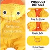 Cute Duck Raincoat for Small Dogs, Rain Jacket with Hooded