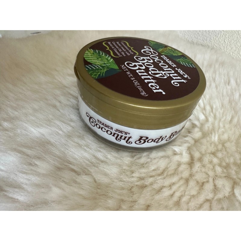 Trader Joe's Coconut Body Butter with CoconutOil Shea Butter Vitamin