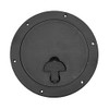 Bomar Deck Plate with T-Handle, Black, 10"