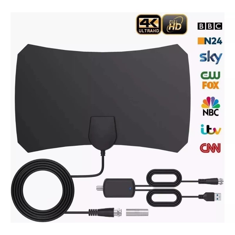 CONEJO MODA Antena De Tv Digital Hdtv Para Interiores Abierta