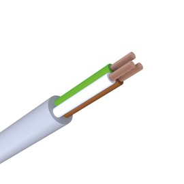 WITTKOWARE LiYY 3 x 0.50 mm² Electronic Control Cable without Shielding, Copper, Grey Sheath, Sold by the Metre