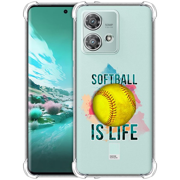GlamCase Clear Case for Moto Edge 40 Neo, Moto Edge