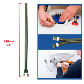 GOLDMAN SERVICE Monobloc Electric Heating Element for Hot Water Boilers Length 340mm Power 800W