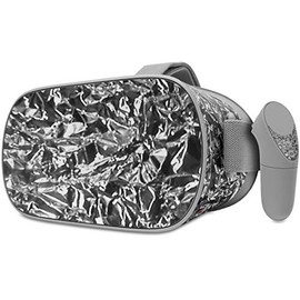 Decal Style Skin Wrap Compatible with Oculus Go Headset - Aluminum Foil (Oculus NOT Included)