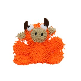 MIGHTY- Microfiber Ball Bull– Made with Squeaker Balls and Minimal Stuffing. Strong & Tough. Interactive Play. Machine Washable & Floats.