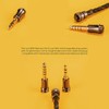 Fanmusic DUNU Lyre Mini Earphone Cable 240-Strand High-Purity OCC Copper