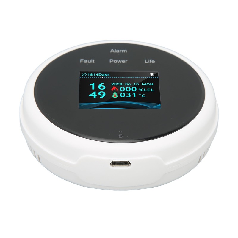 Smart Gas Leak Detector Highly Sensitive Combustible Gas Alarm WiFi