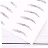 Baluue 4sheets Eyebrow Stickers of Hair-like Simulation Eyebrow Makeup Tools